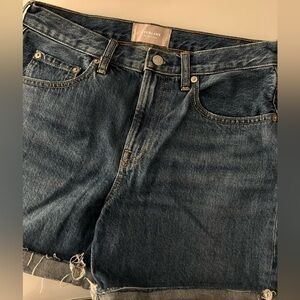 Everlane denim shorts